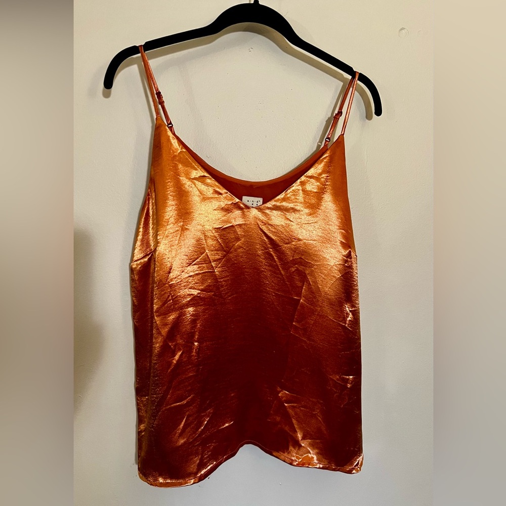 Shiny Orange Top